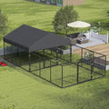 Outdoor Dog Kennel with Dog Fence by Petony