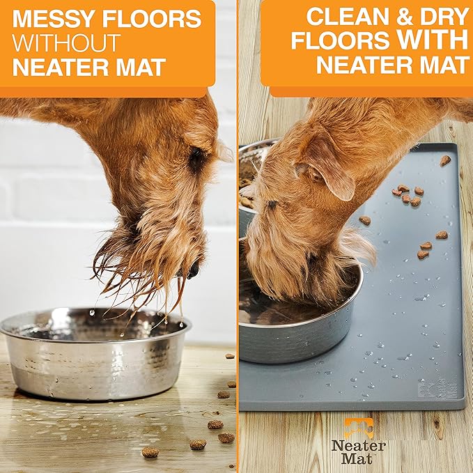 Neater Pet Brands Neater Mat Cat & Dog Food Mat, Waterproof & BPA-Free Silicone - Image 5