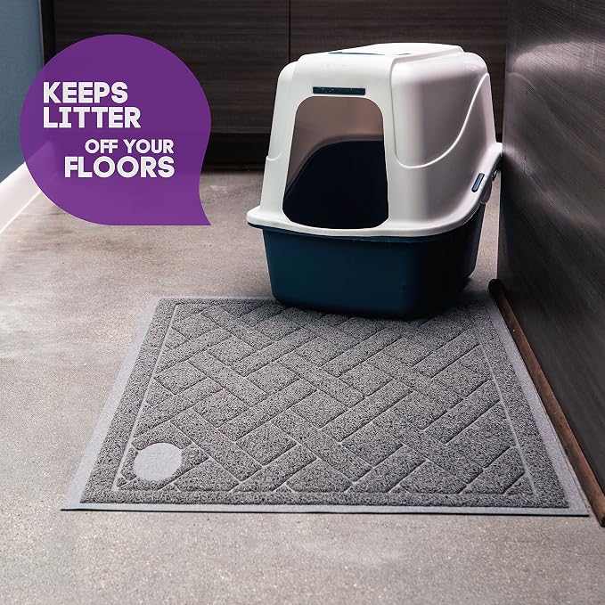 Pawkin Cat Litter Mat, Patented Design - Image 3