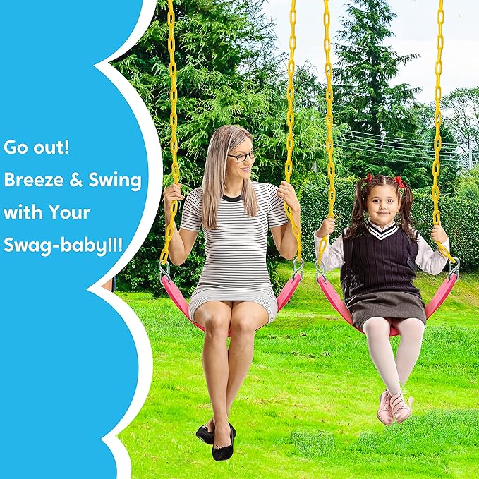 TURFEE 2 Packs Heavy Duty Swing Seat, Swing Set Accessories Replacement - Image 3