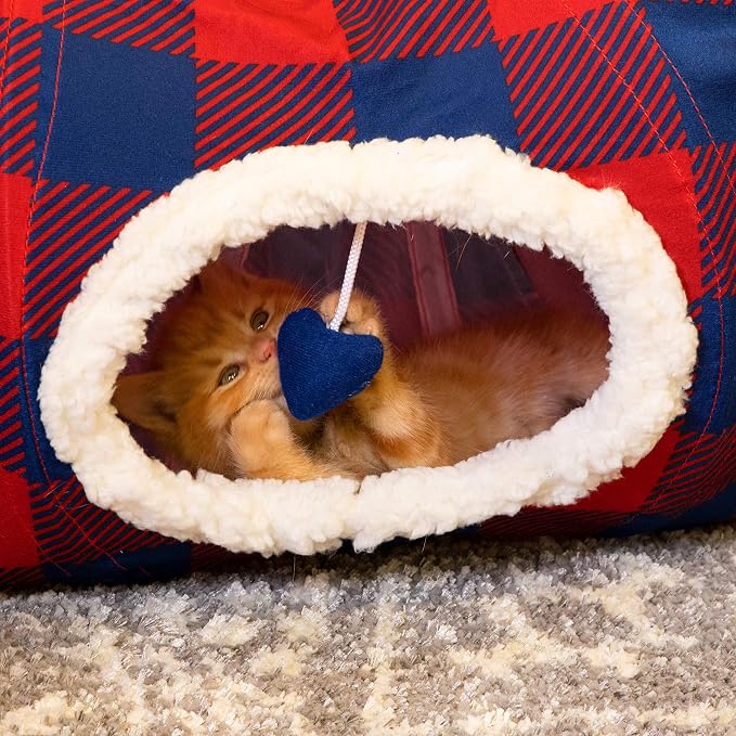 Plaid Tunnel Bed - Image 9