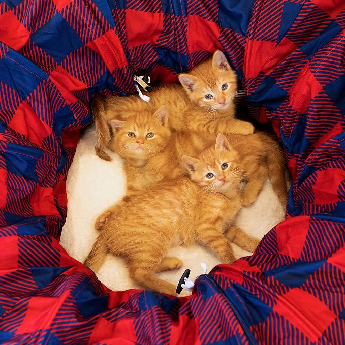 Plaid Tunnel Bed - Image 8