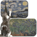 2 Pack Art Cat Scratcher, Wall-Mountable Cat Scratch Pad, Cat Wall Scratcher by LESISSMER