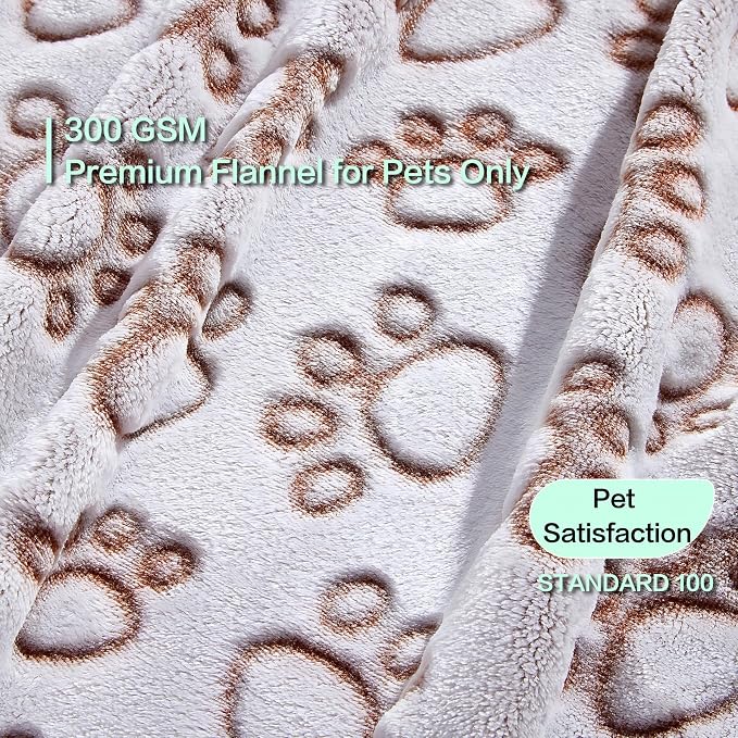 Stuffed Large Brown Premium Soft Dog Blanket, - Image 2