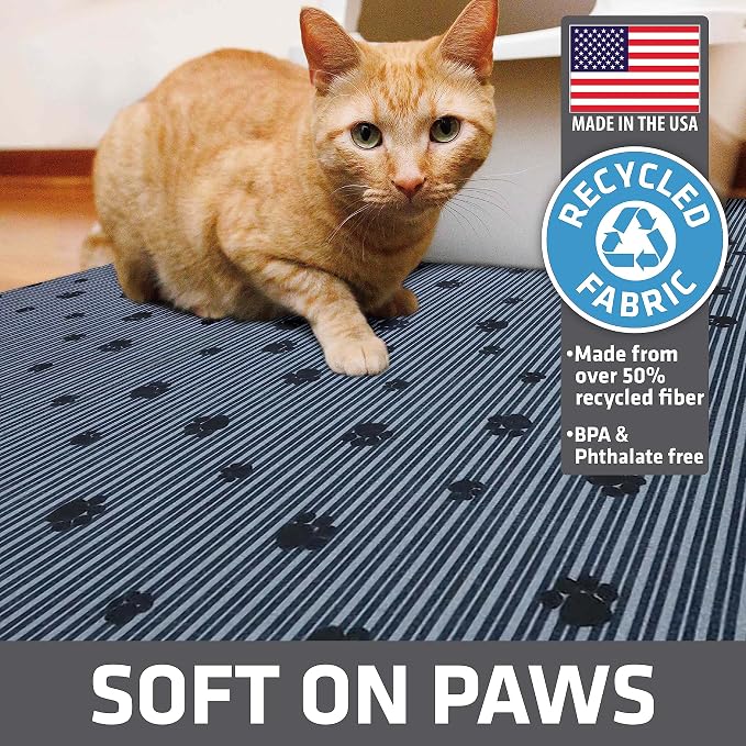 Drymate Cat Litter Box Mat, Litter Trapping Mat, Waterproof, Urine-Proof - Image 4