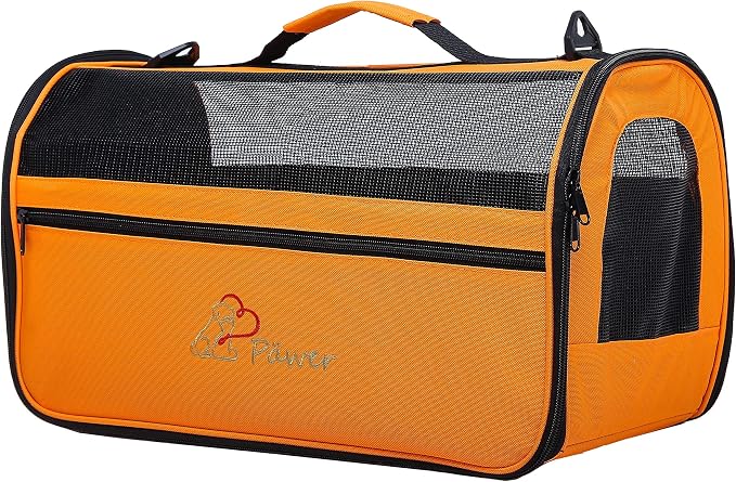 Pawer 18” x 10” x 10”Soft-Sided Foldable Airline Approved Pet Carrier - Image 4