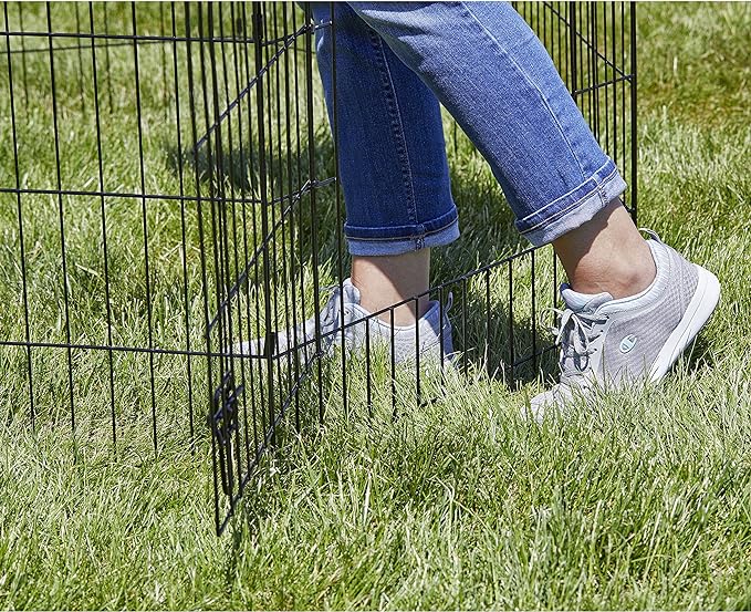 MidWest Homes for Pets Folding Metal Dog Exercise Pen, Indoor/Outdoor Playpen - Image 6