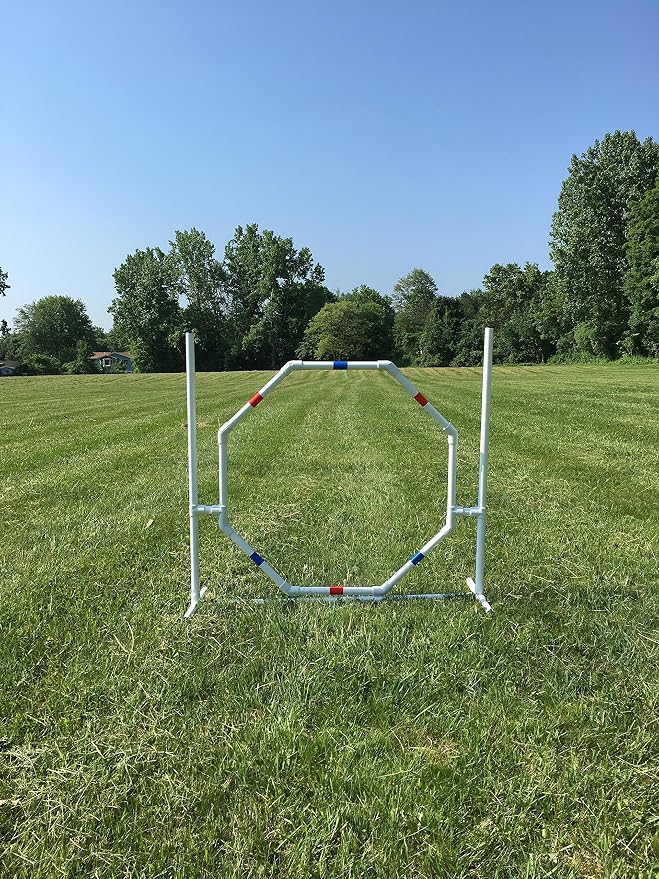Dog Agility Equipment Deluxe Beginner Set, 3 Bar Jumps, 6 Weave Poles, 1 - Image 2