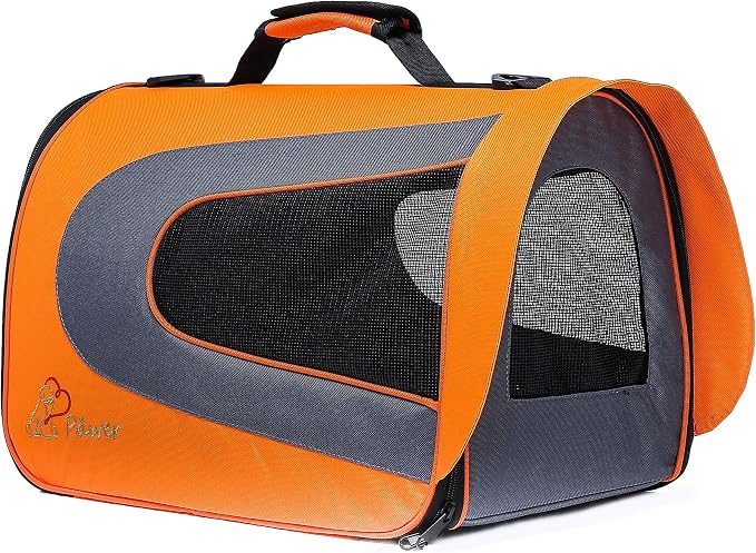 Pawer 18” x 11”x 11” Soft-Sided Foldable Airline Approved Pet Carrier - Image 4