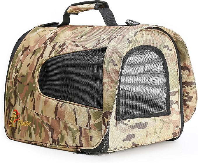Pawer 18” x 11”x 11” Soft-Sided Foldable Airline Approved Pet Carrier - Image 4