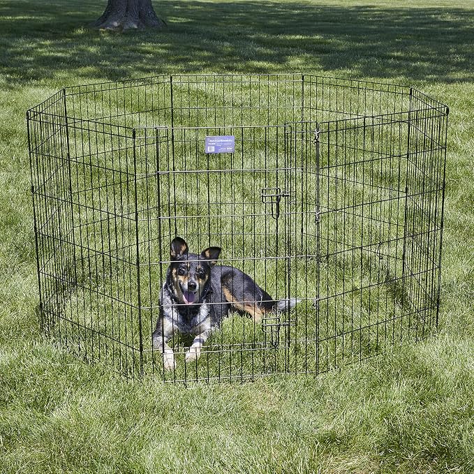 MidWest Homes for Pets Folding Metal Dog Exercise Pen, Indoor/Outdoor Playpen - Image 8